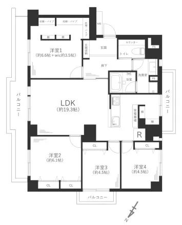 東灘ロイヤルマンション　4,399万円